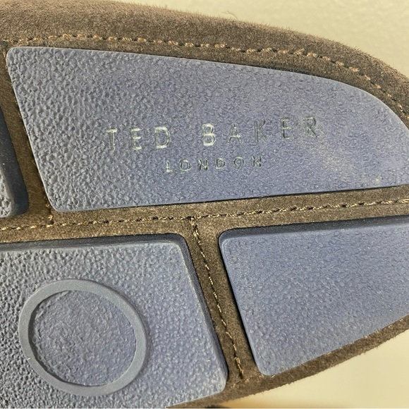 TED BAKER MONNER LOAFER Men 11 Brown Suede Driving Shoe Metal Horse Bit Slip On - Picture 15 of 15